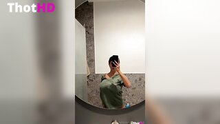 Bufalika mirror bathroom female pov Huge Tits Video Leak