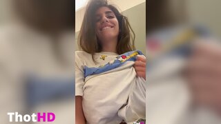 Ika D'Auria underboob close-up Video