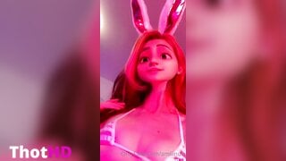 Amiiinuu micro bikini rabbit ears flat chest cleavage OnlyFans Leak