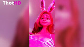 Amiiinuu micro bikini rabbit ears flat chest cleavage OnlyFans Leak