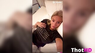Kim Novak on bed OnlyFans