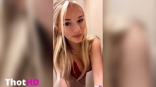 Breckie Hill ass from behind undressing OnlyFans