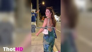 Natalie Roush cleavage Big Tits outdoor OF Video