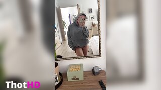 Paige Vanzant mirror bottomless Leaked OnlyFans