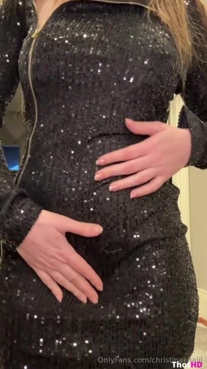 Christina Khalil nude dress high heels tongue Leaked OnlyFans