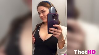 Megnutt02 cleavage mirror bathroom ass Leaked Video