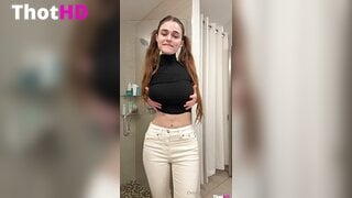 Megan Guthrie fitting room mirror ass from behind NSFW Video