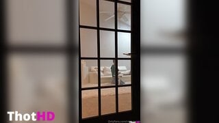 Rachel Cook undressing ass from behind mirror OnlyFans Leak