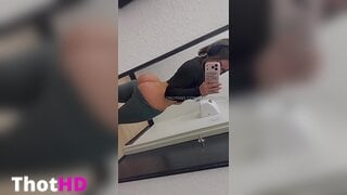 Genesis Mia Lopez ass pantyless mirror