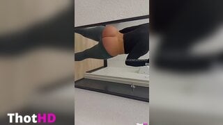 Genesis Mia Lopez ass thighhighs leotard pantyhose OF Video