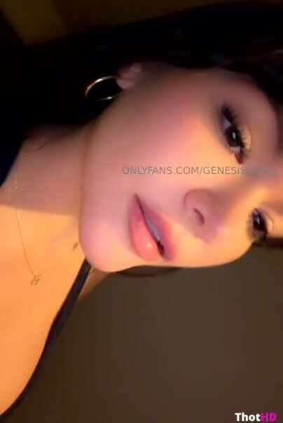 Genesis Mia Lopez close-up ass tongue out pussy OF Leak
