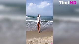Mika Lafuente beach outdoor bikini ass OF Leak