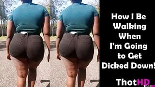 AppleBottom52 Her big ebony booty meets hard cock