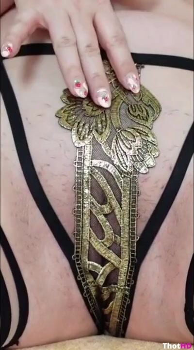 Meg Turney close-up pubic hair spreading pussy fingering Video