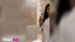 Mia Khalifa bathroom mirror topless Big Tits Leaked Video