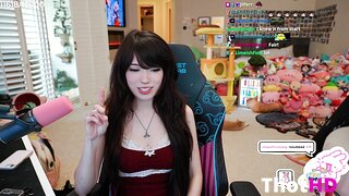Emiru dress cleavage Leaked Video_001
