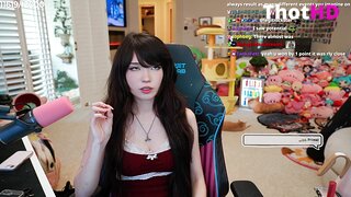 Emiru dress cleavage Leaked Video_001