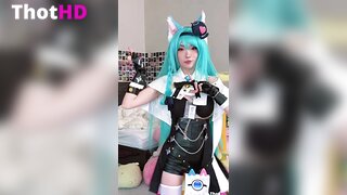 Emiru cat ears cat girl thighhighs cat tail OnlyFans