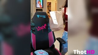 Emiru cleavage from behind Leaked Video