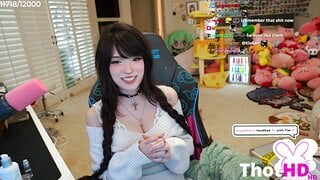 Emiru choker cleavage Video