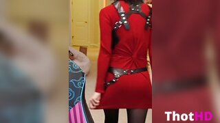 Emiru Strumpfhose von hinten Kleid Arsch geleakt OnlyFans
