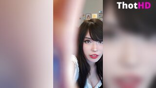 Emiru cleavage Video Leak