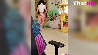 Emiru from behind ass OF Leak