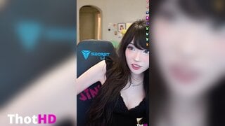 Emiru cleavage dress Leaked OF