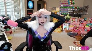 Emiru cleavage choker NSFW Video