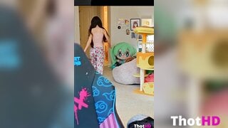 Emiru from behind OF Video