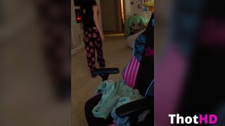 Emiru undressing cleavage NSFW Video