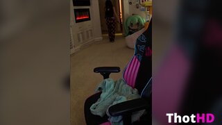 Emiru undressing cleavage NSFW Video
