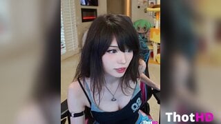 Emiru cleavage shorts NSFW Video
