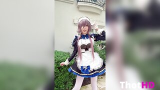 Emiru maid pantyhose dress Leaked OnlyFans