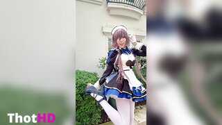 Emiru maid pantyhose dress Leaked OnlyFans