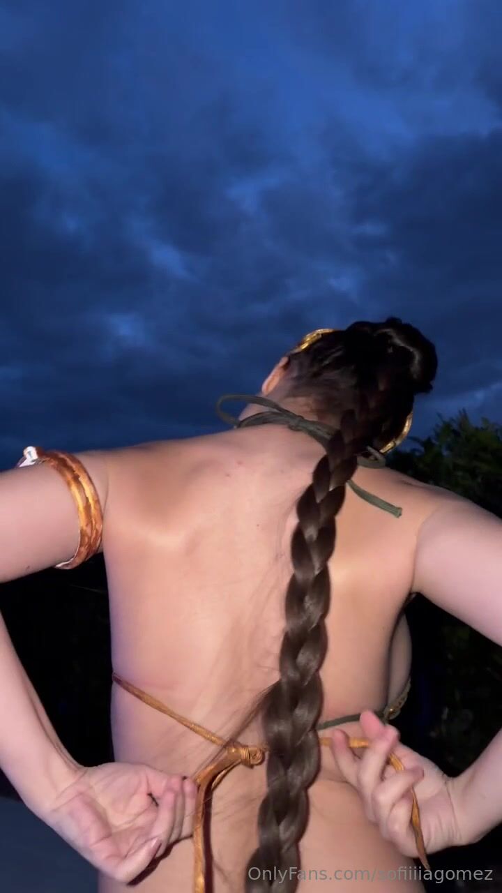 Sofia Gomez from behind bikini outdoor nude Leaked Video