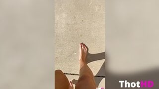 Haliey Welch feet toes female pov Leaked OF