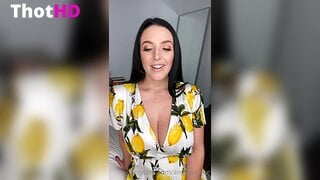Angela White Big Tits cleavage Tits Squeezed topless Video