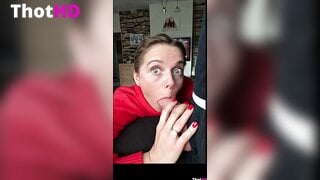polish milf sucking