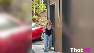 WettMelons outdoor cleavage Big Tits