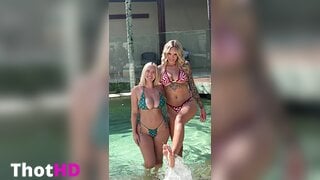 WettMelons bikini pool Big Tits cleavage Video Leak