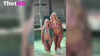 WettMelons bikini pool Big Tits cleavage Video Leak