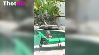 WettMelons bikini Big Tits poolside OF