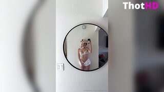 Anna Malygon mirror female pov from behind OF