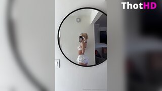 Anna Malygon mirror female pov from behind OF