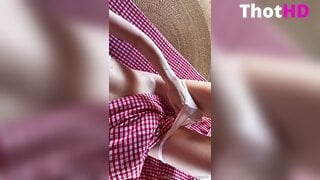 Maligoshik lingerie close-up skinny flat chest OnlyFans