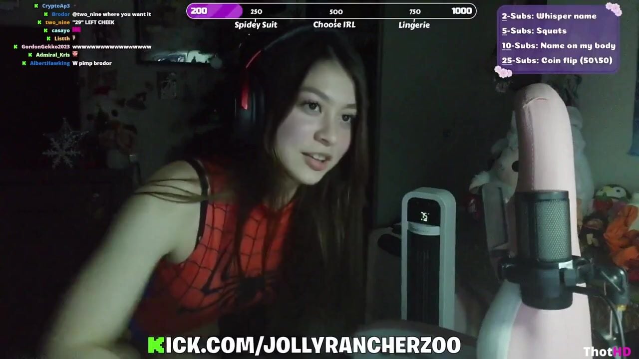 Jollyrancherzoo leotard thighhighs bottomless OnlyFans