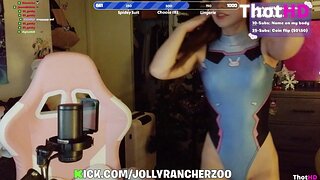Jollyranch3rzoo leotard ass from behind OF Video