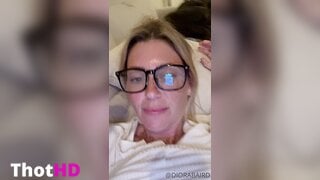 Diora Baird close-up masturbating braless Big Tits OnlyFans