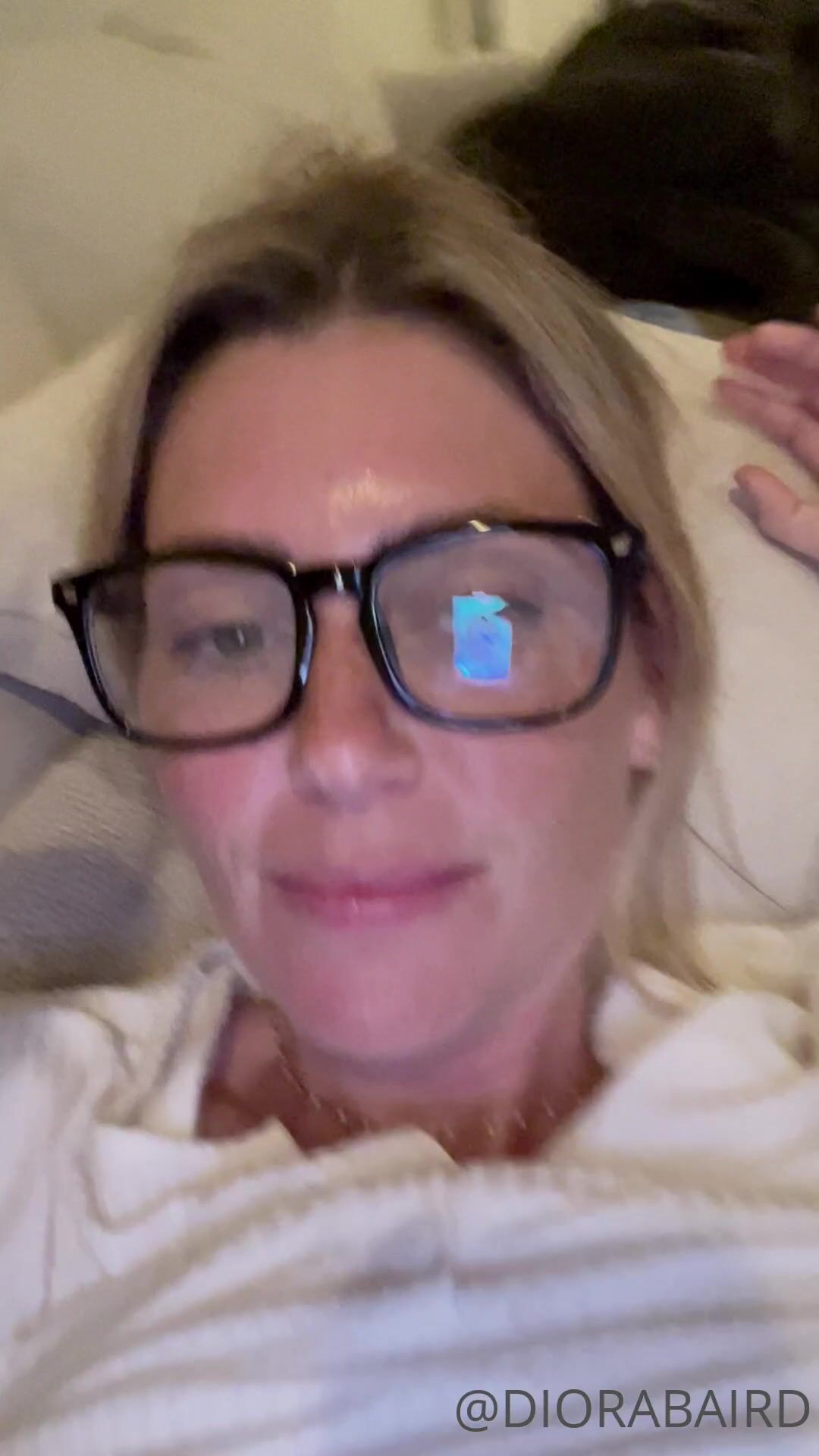 Diora Baird close-up masturbating braless Big Tits OnlyFans